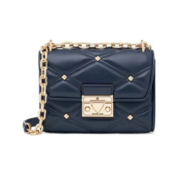 MICHAEL KORS Artificial Leather Shoulder Bag, Crossbody Bag Small Size Women's Marine Blue