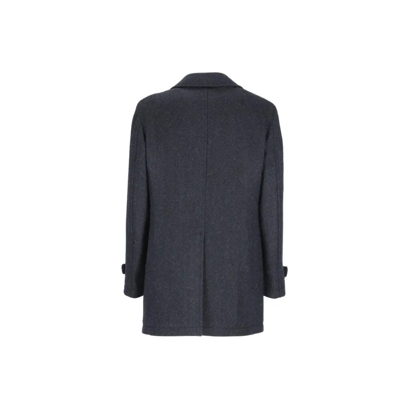 Tagliatore FW22 Coat Men's Dark Gray-1