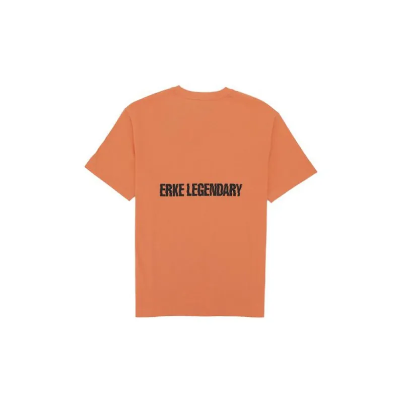 Erke T Shirt Men's Soft Light Orange-1