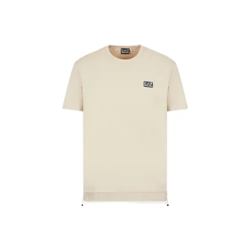 EMPORIO ARMANI T-Shirts Men Apricot Cream