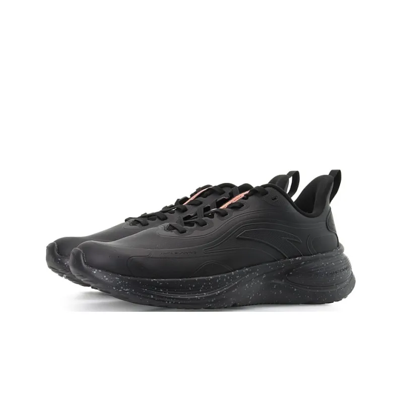 Anta Shock Absorbers Slip Resistant, Abrasion Resistant, Breathable Low Top Running Shoes Men's Black-2