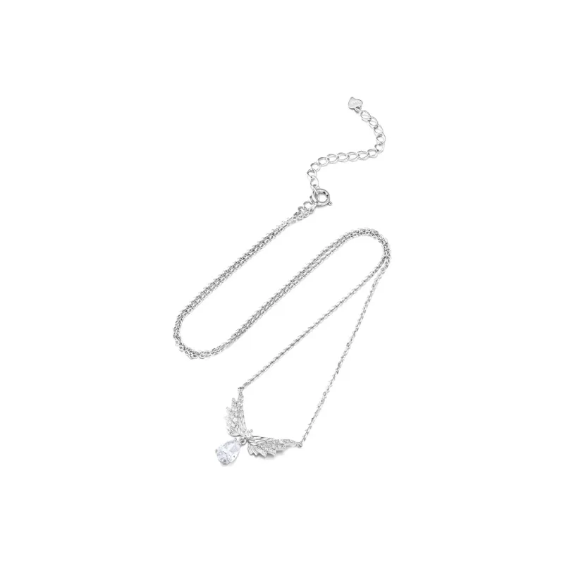 KADER 925 Sterling Silver Necklaces Women's White Gold/Rose Gold-3