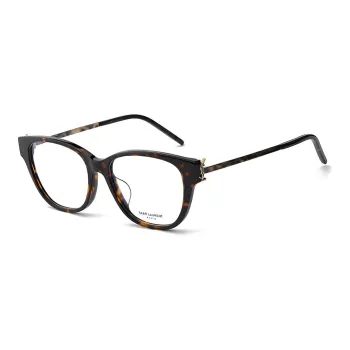 SAINT LAURENT Capsule Plate Frame Butterfly Eyeglass Frames Women's Tortoiseshell