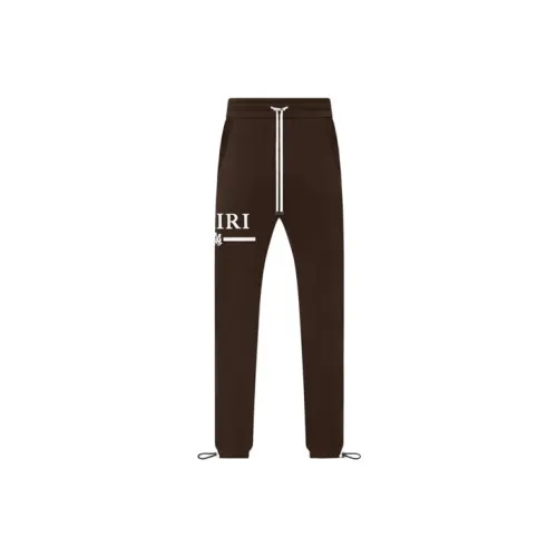 AMIRI Knitted Sweatpants Men Brown