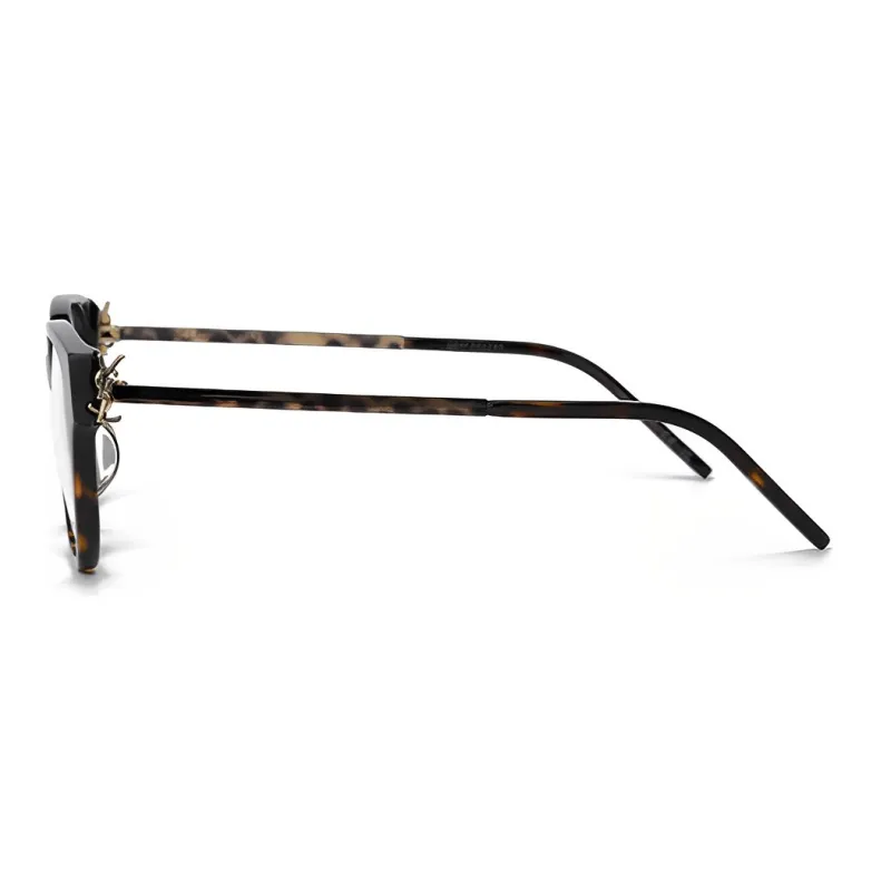 SAINT LAURENT Capsule Plate Frame Butterfly Eyeglass Frames Women's Tortoiseshell-2