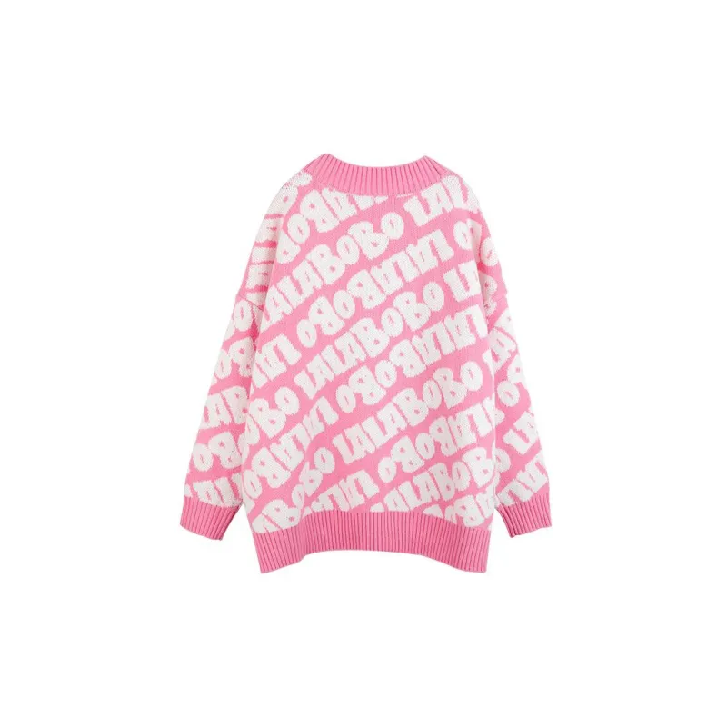 LALABOBO Sweaters Women's Pink-1