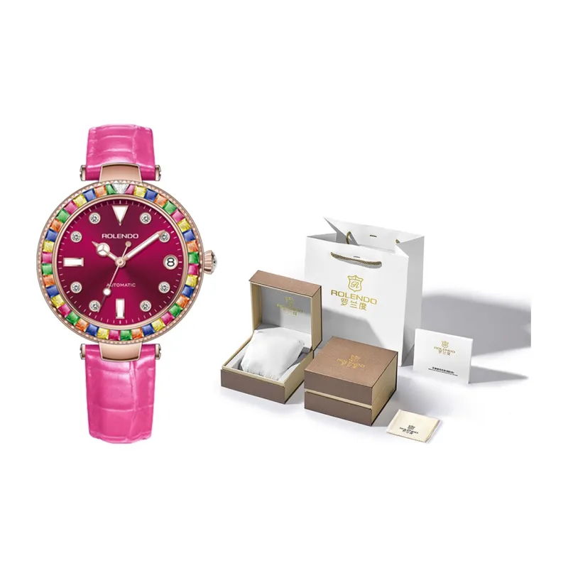 ROLENDO R Automatic Mechanical Movement Watch Women's Watch Multicolor Watch Dial RG7030-0