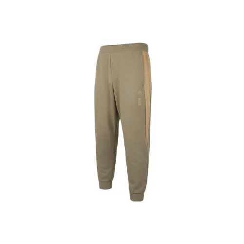 Adidas Knitted Sweatpants Men Brown