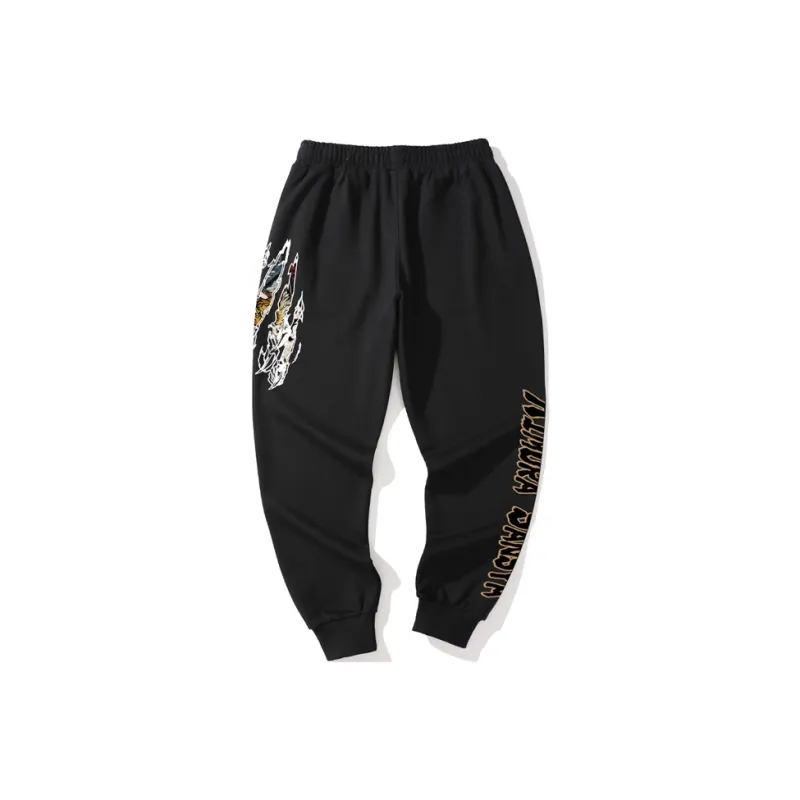 SANSYAS HONGLIANZHIMENG Jogger Casual Pants Unisex Black-1