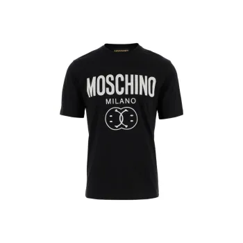 MOSCHINO Logo Printed Crewneck T Shirt
