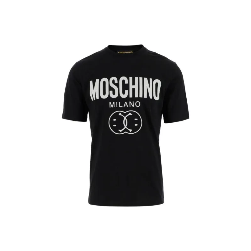 MOSCHINO Logo Printed Crewneck T Shirt-0