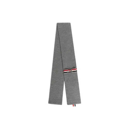 THOM BROWNE Knit Scarves Women's Light Gray