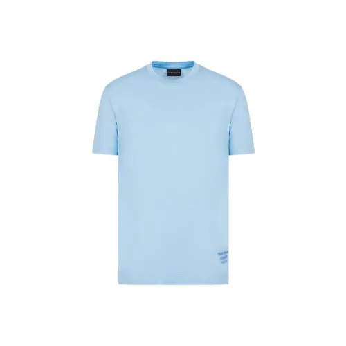 EMPORIO ARMANI T-Shirts Men Bright Blue