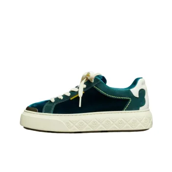 TORY BURCH Stylish Skateboarding Shoes Women's Green