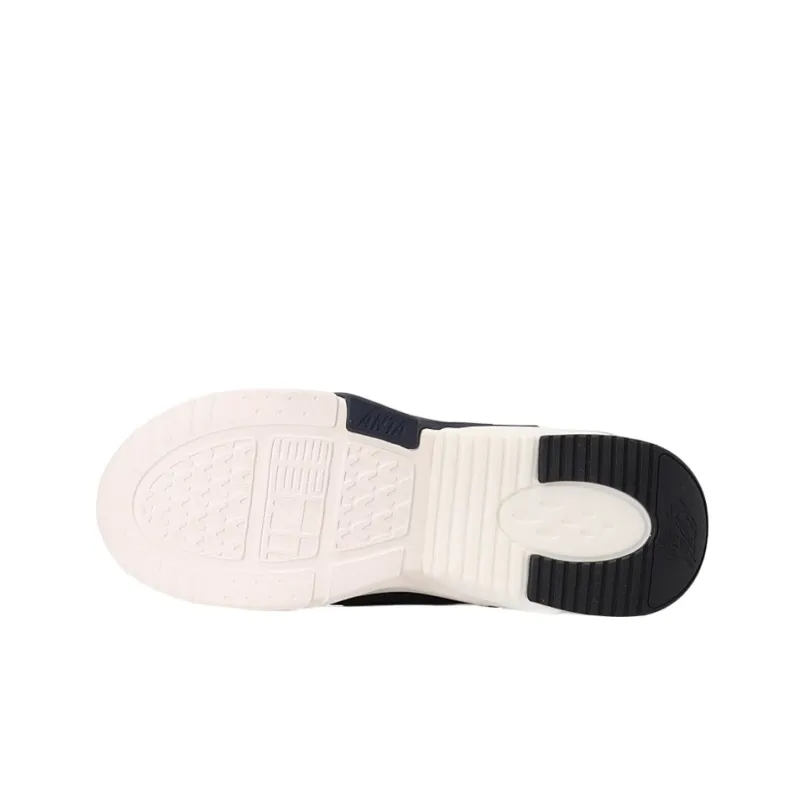 Anta Warm Lightweight Wear-Resistant Slip-Resistant Low-Top Casual Shoes Men's White Black-4
