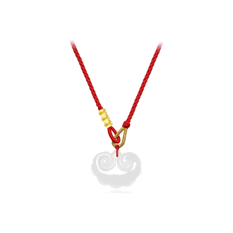 Teddy Bear Collection Chalcedony Necklaces Unisex-1