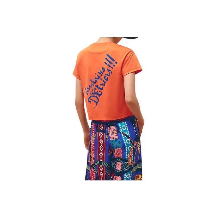 HERMES SS23 Crop Tops Women's Vivid Orange-1