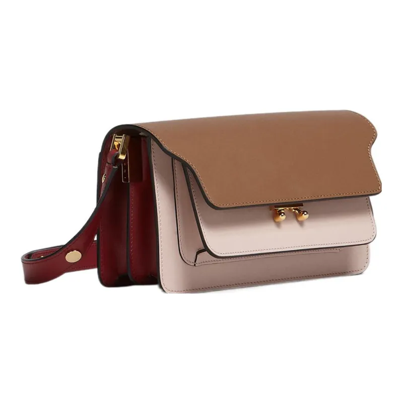 MARNI Color Blocked Strapped Shoulder Bag-1