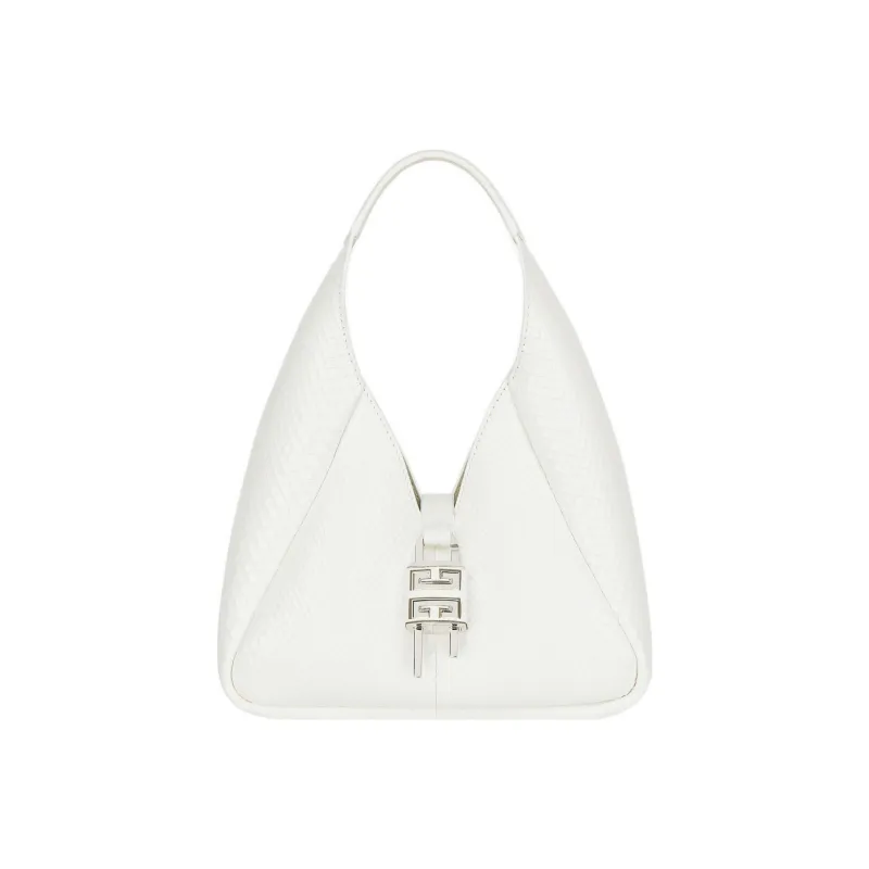 GIVENCHY G-Hobo Sheepskin Handbag Mini Women's White-0