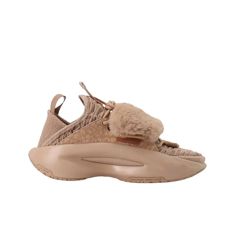 LiNing Casual Shoes Women's Low Top Chocolate Umber-1