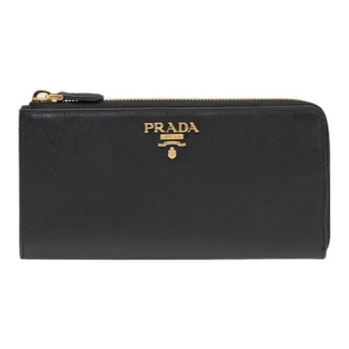 Prada Pink RUIZ Leather Schal Large Size Women's Black