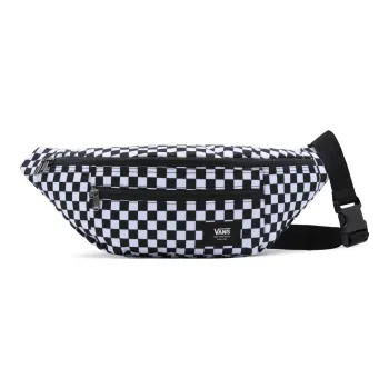 Vans Ward Nylon Sports Sling Bag Fanny Pack Crossbody Bag Regular Unisex Black White