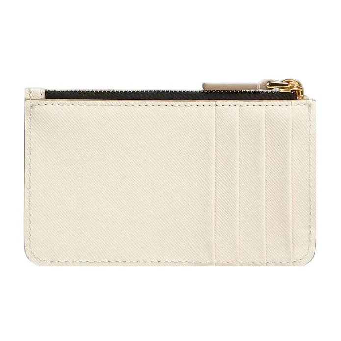 MARNI Calfskin Wallet, Card Holder Women's White-2