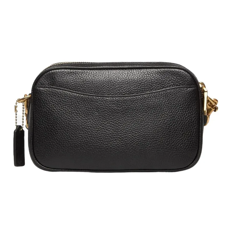 COACH Leather Camera Bag, Small Square Bag, Crossbody Bag, Shoulder Bag Women's Black-1
