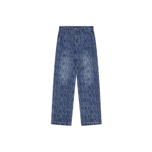 BEASTER Fishing Jeans Unisex Denim Blue