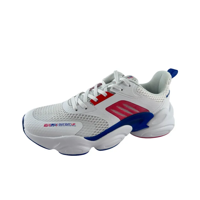361° Casual Shoes Men Low Top 361 Degrees White/Magma Red-2