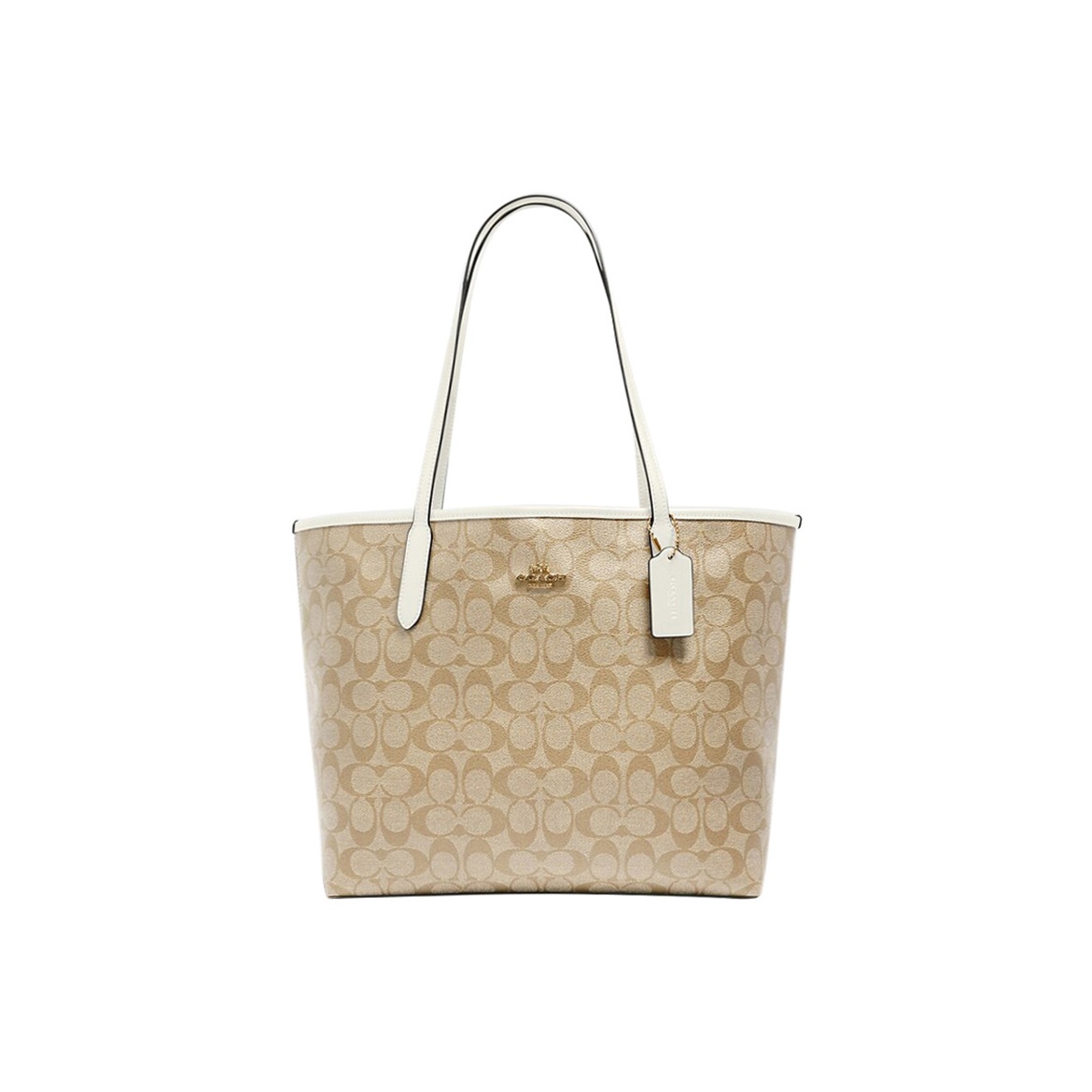 Coach monogram tote bag outlet