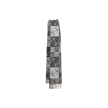 LOEWE Wool Cashmere Knit Scarves Women's