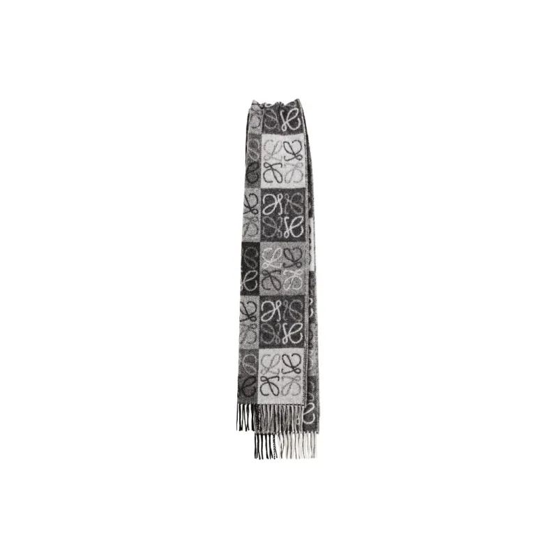 LOEWE Wool Cashmere Knit Scarves Women's-0