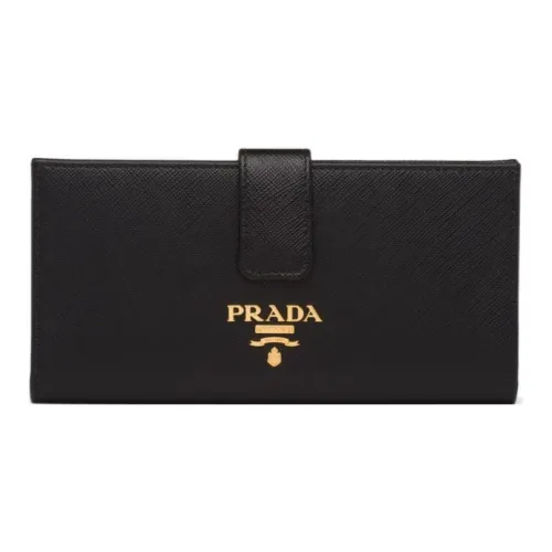 Prada Pink RUIZ Leather Schal Large Size Women's Black