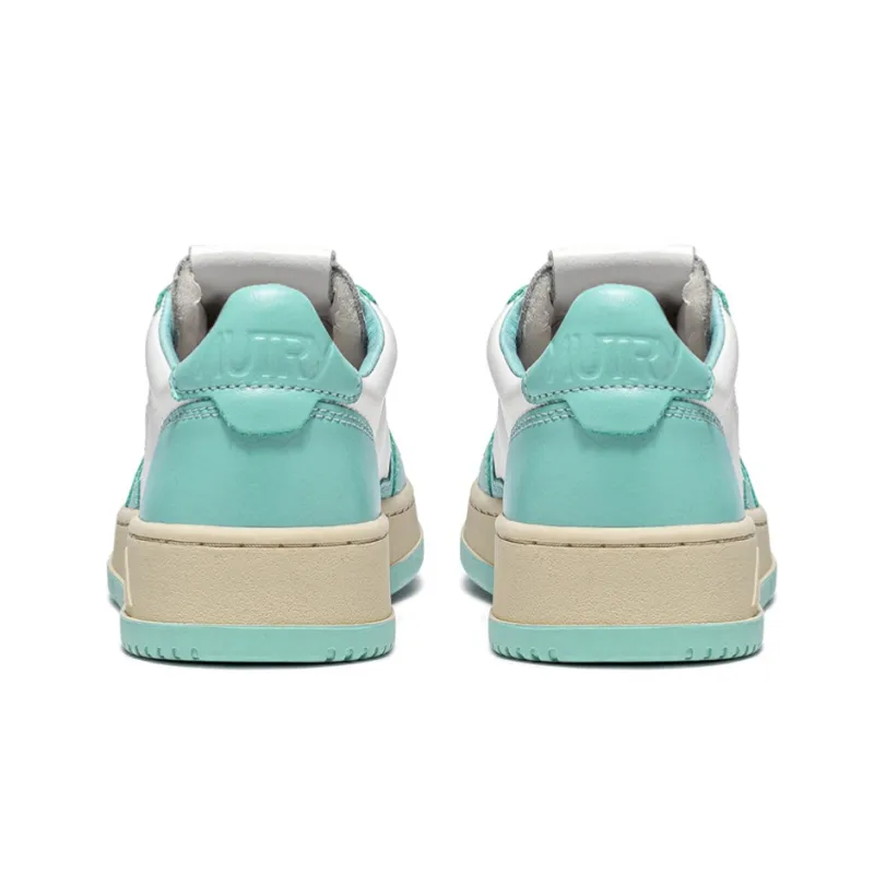 AUTRY Medalist Low Top Bicolor 'White Teal' Women's-3