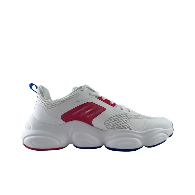 361° Casual Shoes Men Low Top 361 Degrees White/Magma Red-1