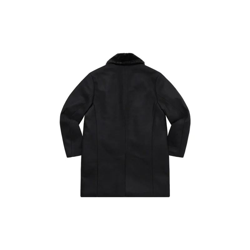 Supreme Fur Collar Car Coat-5
