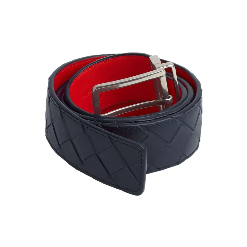 Bottega Veneta Intrecciato Reversible Buckle Belt-1