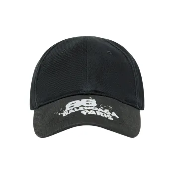 Balenciaga Hand Drawn Bb Icon Velcro Tab Cap
