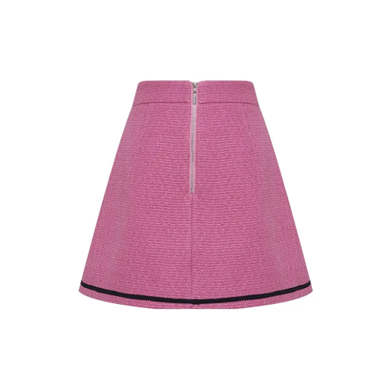 TAMMY TANGS Casual Short Skirts Women's Pink-1
