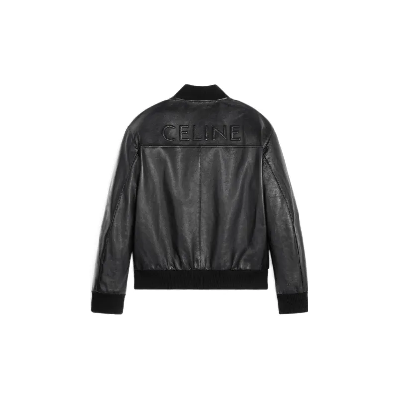CELINE Blouson Jacket In Soft Lambskin-1