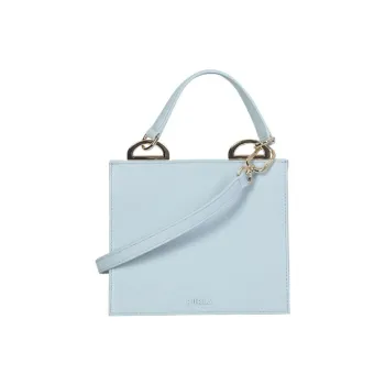 Furla Linea Futura Leather Shoulder Bag, Crossbody Bag, Handbag Women's Blue