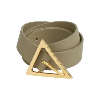 Bottega Veneta Triangular Buckle Belt
