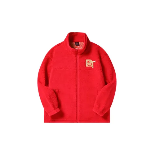 PEAK Velvet Jackets Unisex China Red