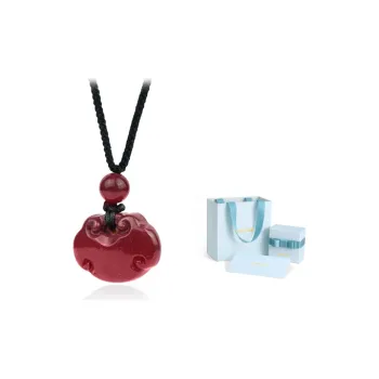 YINCHIE Reconstructed Cinnabar Necklaces Women's