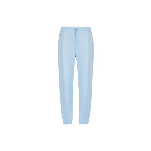 EMPORIO ARMANI Knitted Sweatpants Men Light Blue