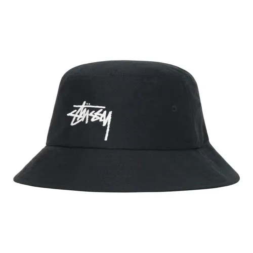 Stussy Bucket Hats Unisex Black