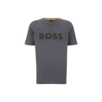 HUGO BOSS FW22 T Shirt Men's Charcoal Gray