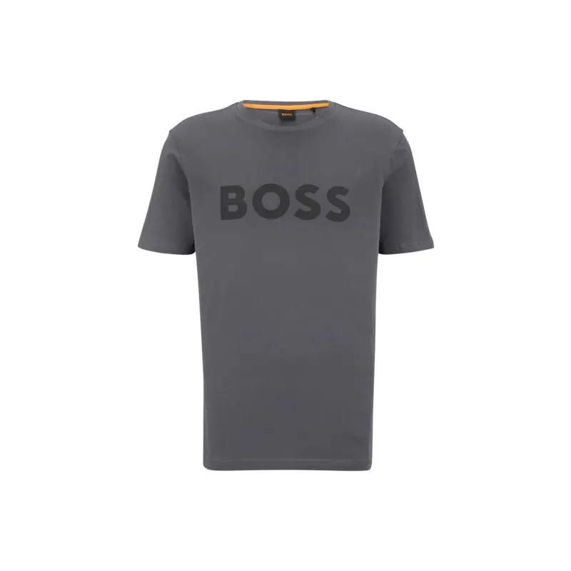 HUGO BOSS FW22 T Shirt Men's Charcoal Gray-0