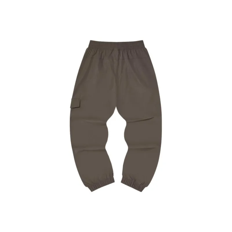 PEAK Knitted Sweatpants Men Charcoal Gray Brown-1